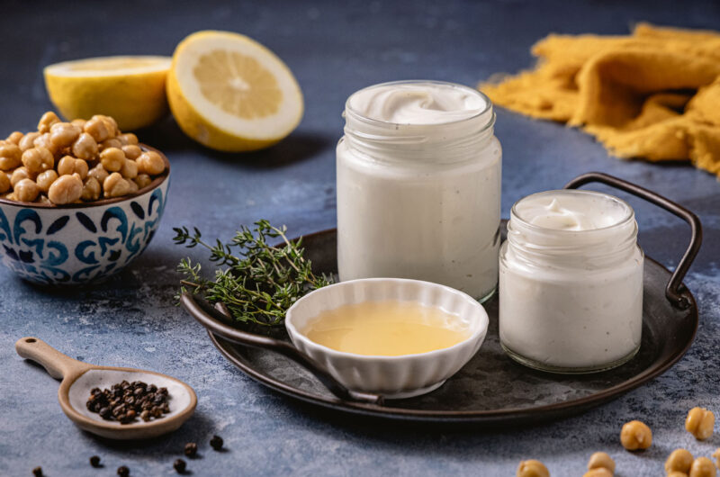 Maionese de aquafaba
