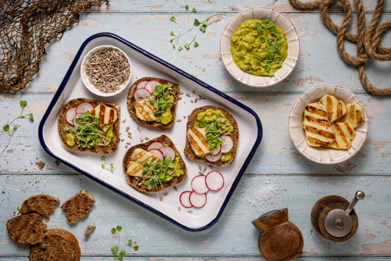 Tosta de halloumi